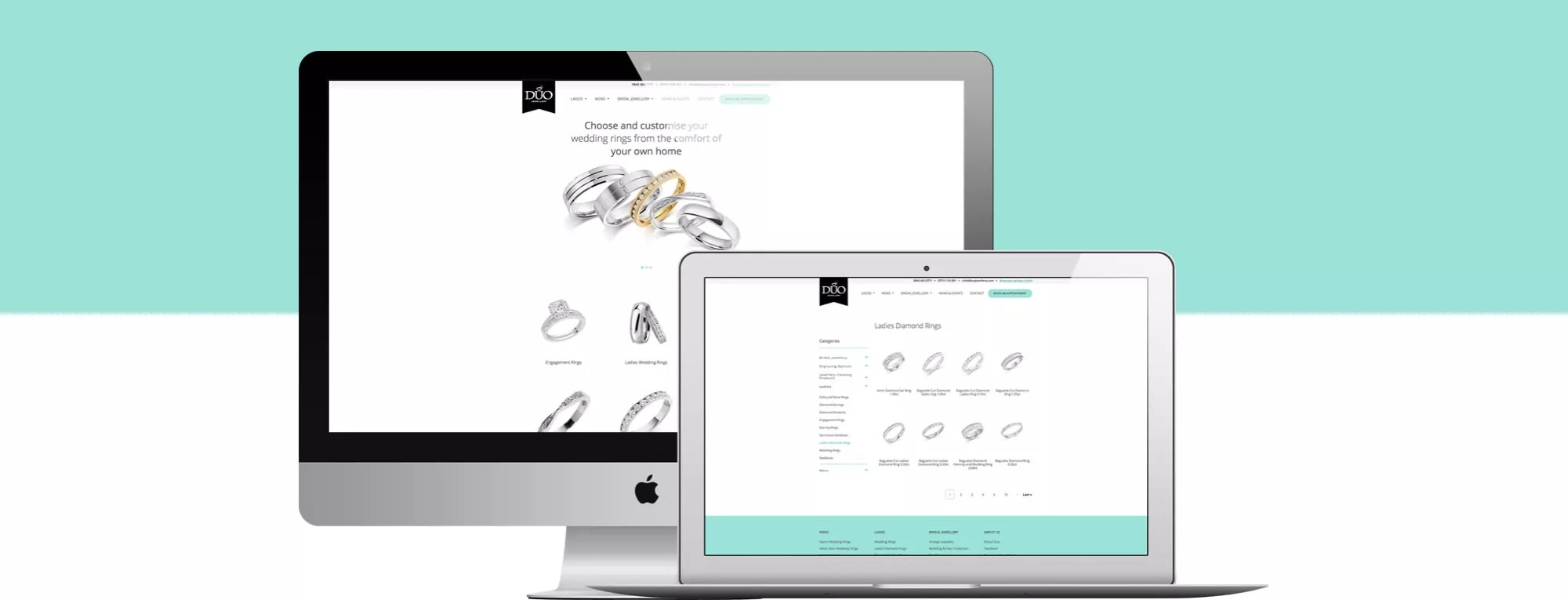 Website design for Jewellers