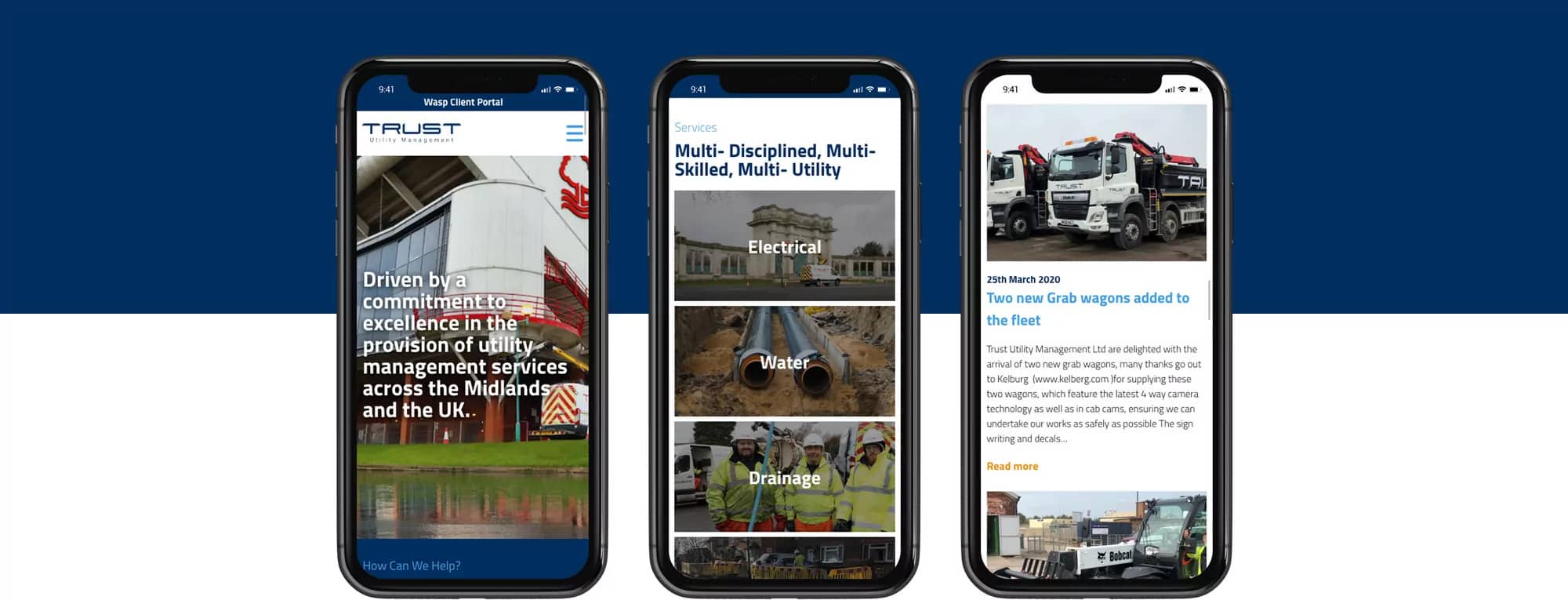 Website design for construction companies